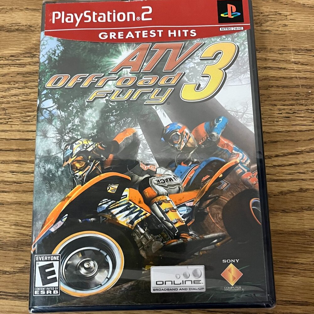 PlayStation 2 ATV 3 Off-road Fury game NWT